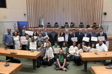 Judoca do Sesi é homenageada da Câmara Legislativa