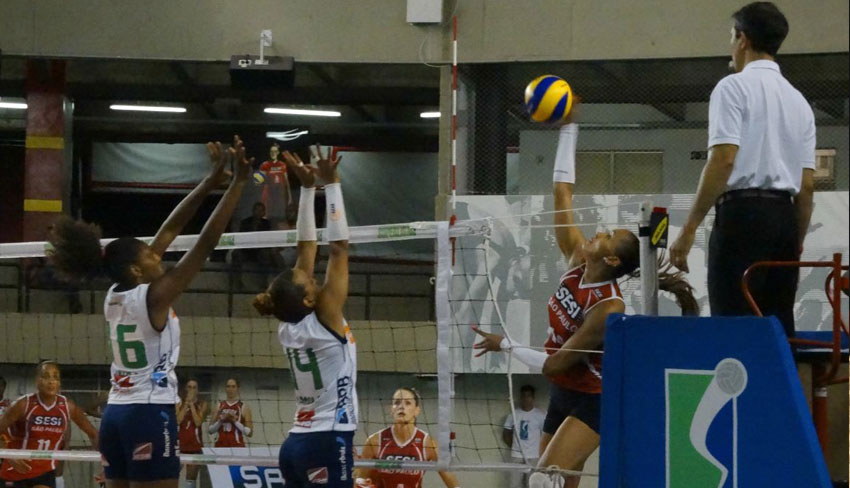 Brasília Vôlei e Sesi-SP disputam amistoso em Taguatinga