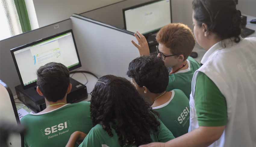 Equipes do Sesi ficam entre as melhores do DF no DNA