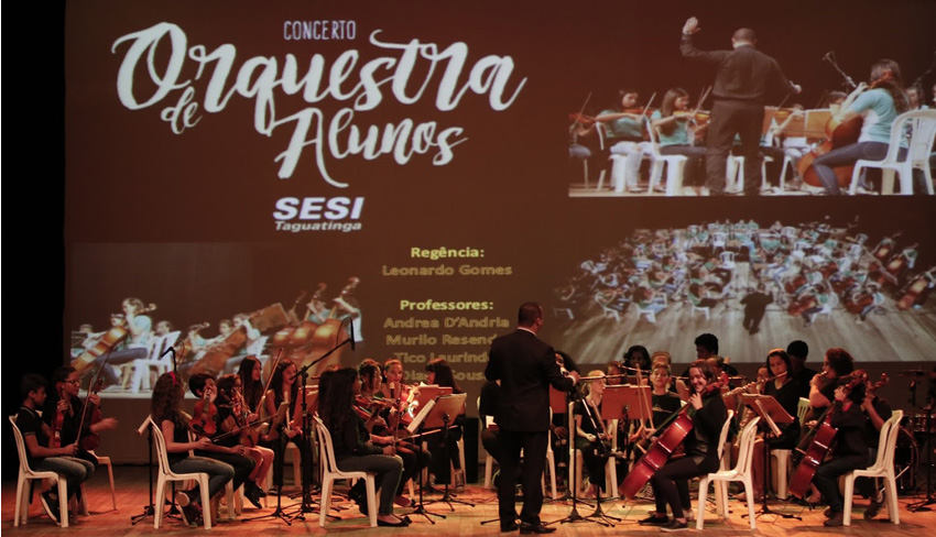 Orquestra do Sesi faz apresentação de fim de ano