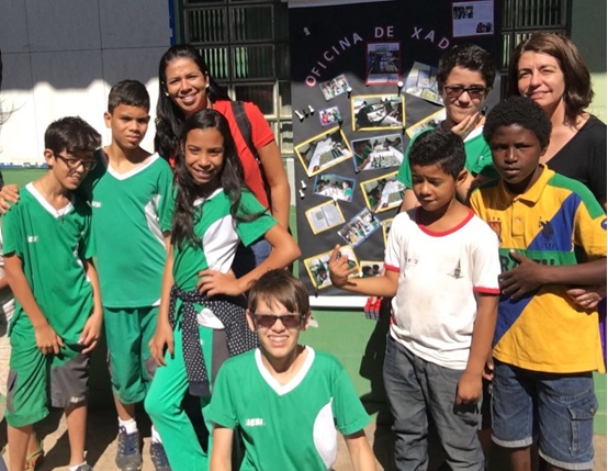 Alunos do Sesi Gama realizam oficina de Xadrez na Estrutural