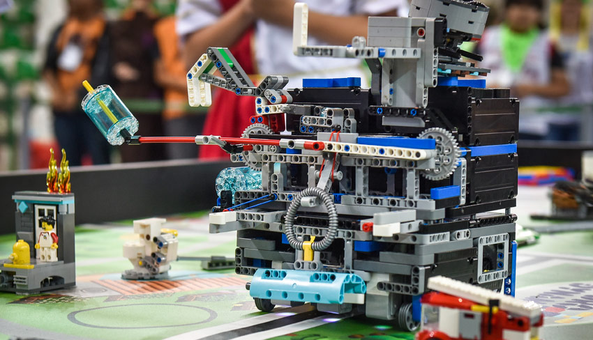 design do robo torneio fll