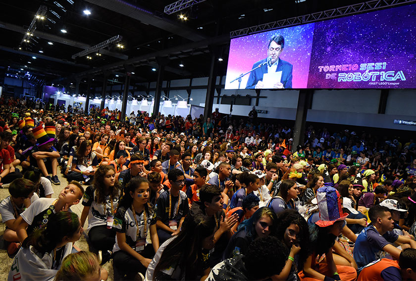 Festival Sesi de Robótica começou nesta sexta