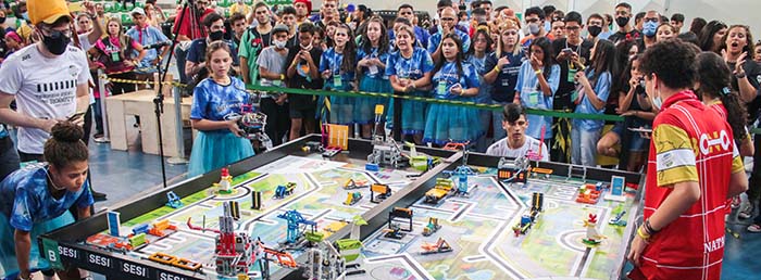 Sesi-DF conquista sete prêmios no torneio regional de robótica