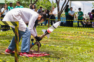 Lançamento vencedor da Copa Sesi de Foguetes atinge 359 metros de distância