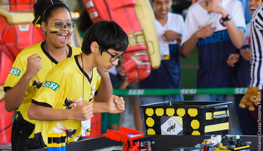 Olimpíada do Conhecimento recebe Torneio de Robótica
